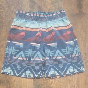 Faherty Multicolor Patterned Kids Shorts